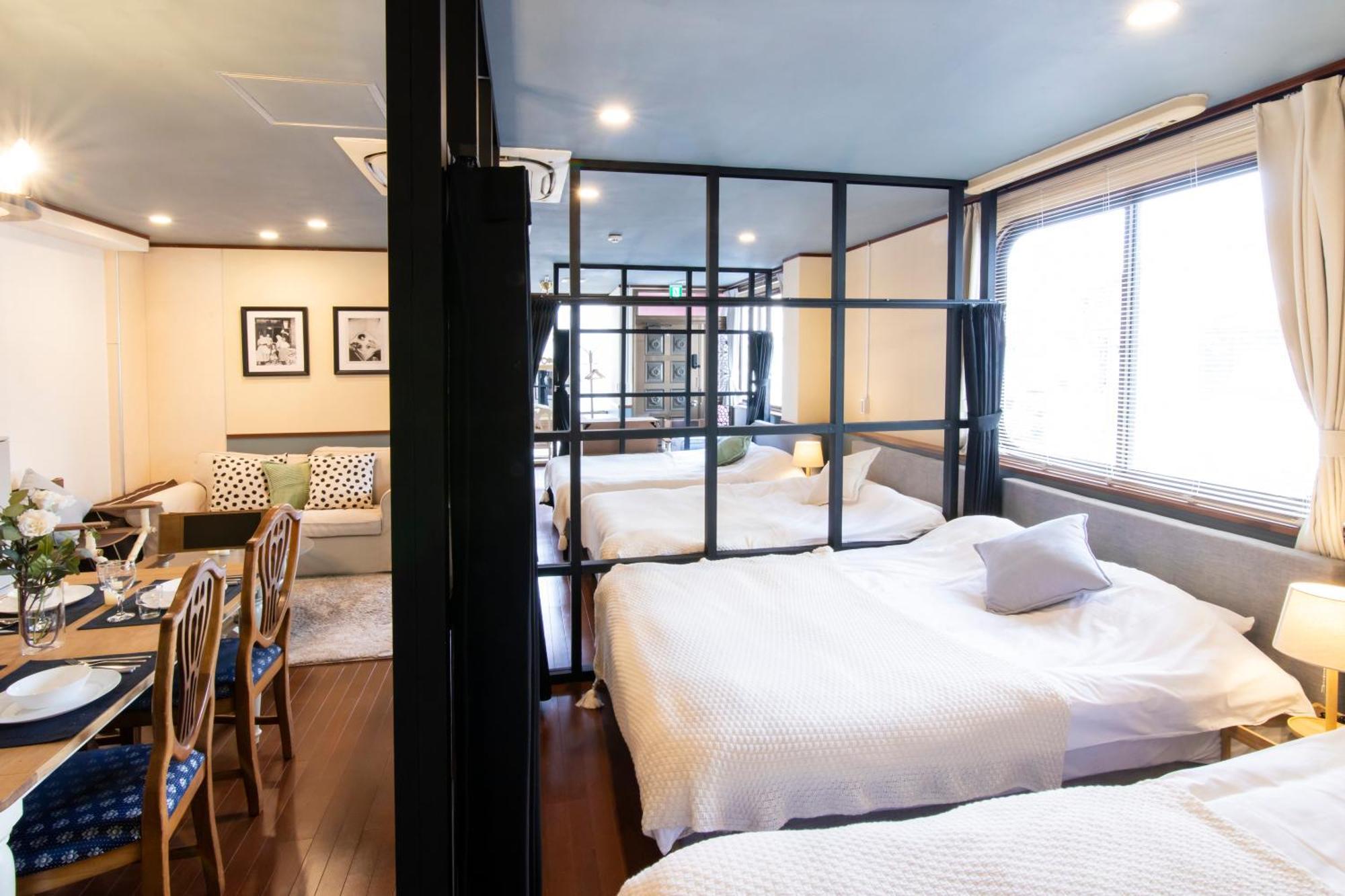 Ferienwohnung 【5/24New Open】浅草徒歩3分/Max9名/無料駐車場/渋谷直通 Präfektur Tokio Exterior foto